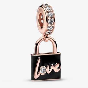 Love Padlock pandora Dangle Charm